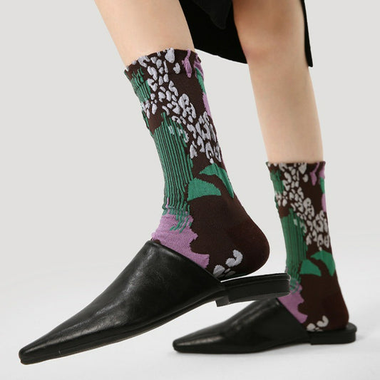 3 Pairs Vintage Brown Socks