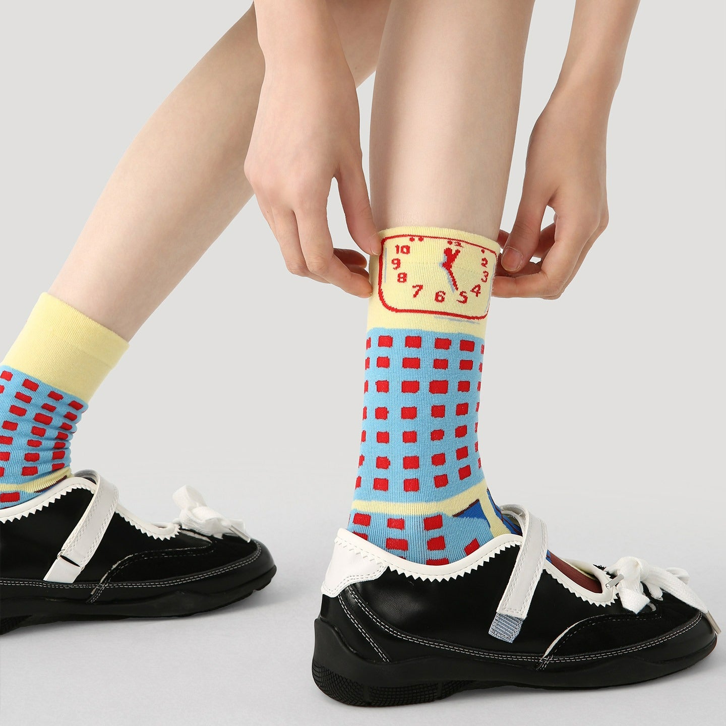 3 Pairs Illustration Style Original Cartoon Socks