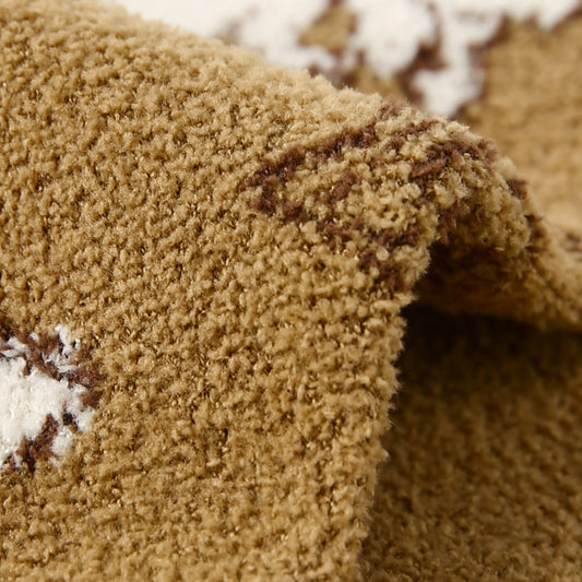 3 Pairs Coral Fleece Rabbit Cartoon Socks