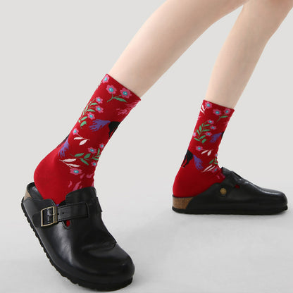 3 Pairs The Horse Cartoon Socks