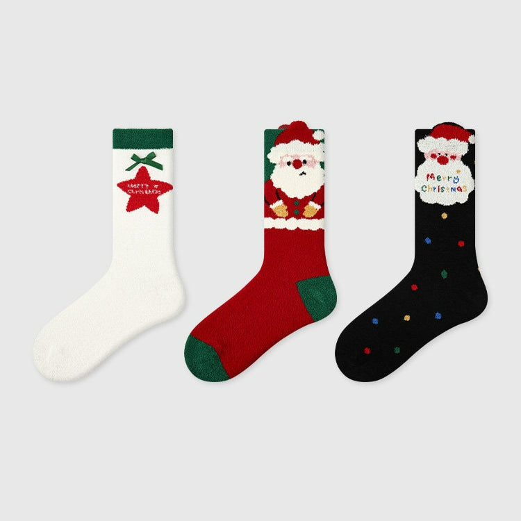 3 Pairs Christmas Day Socks