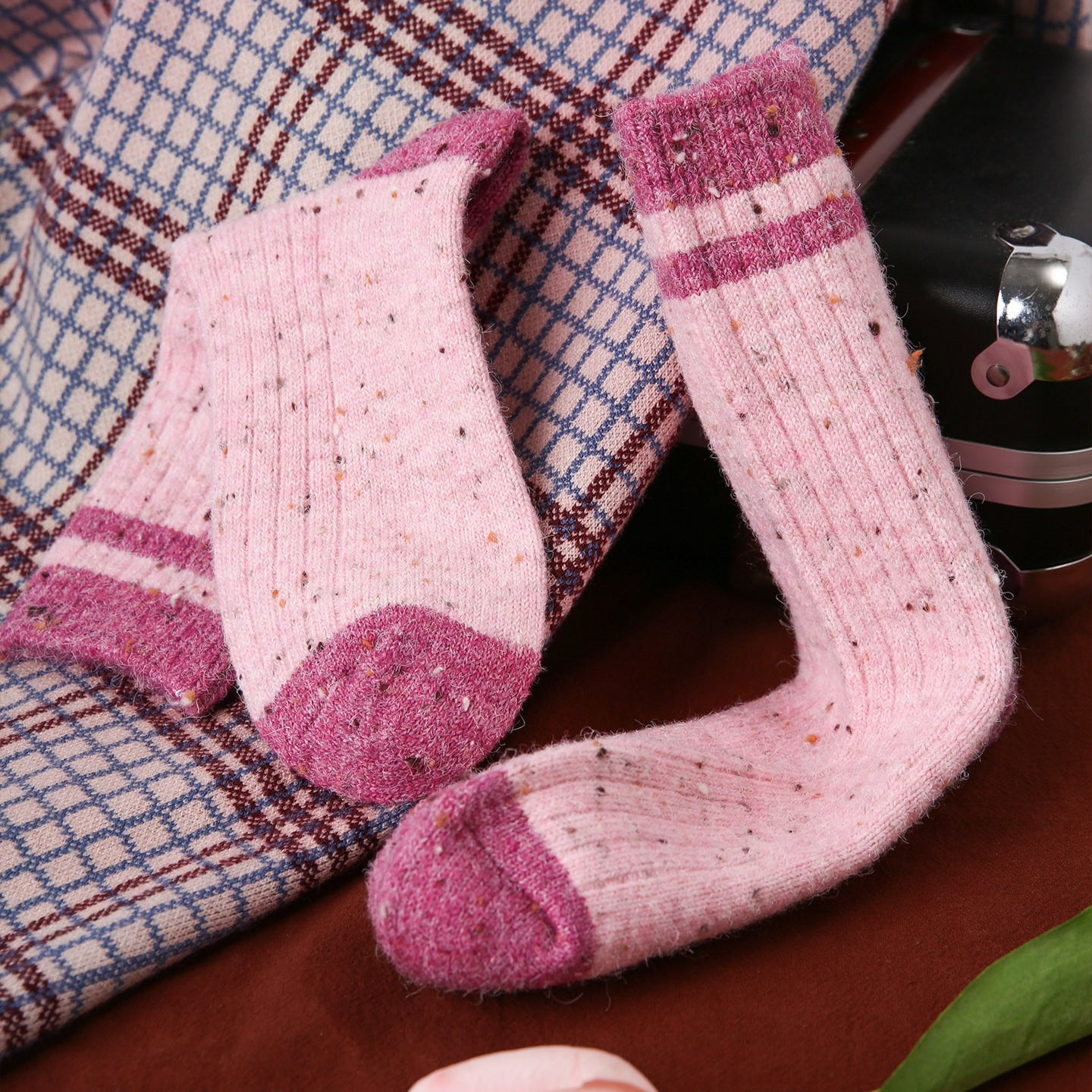 4 Pairs Middle High Colorful Socks