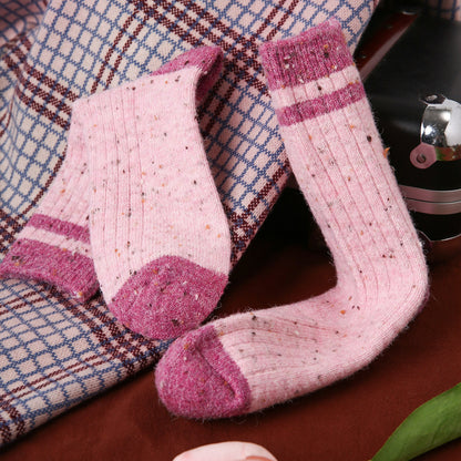 4 Pairs Middle High Colorful Socks