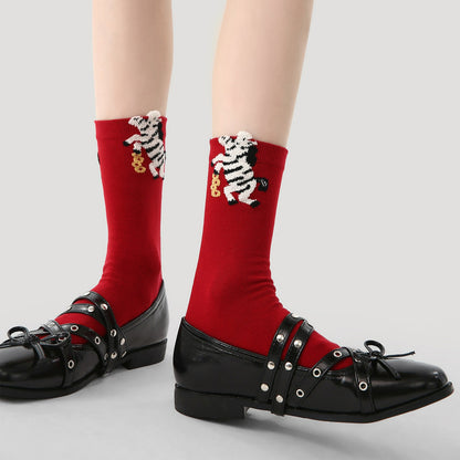 3 Pairs Horse Cartoon Socks