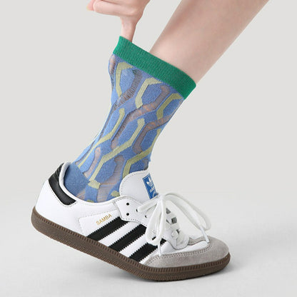 3 Pairs Cass Mesh Socks Thin Breathable Socks