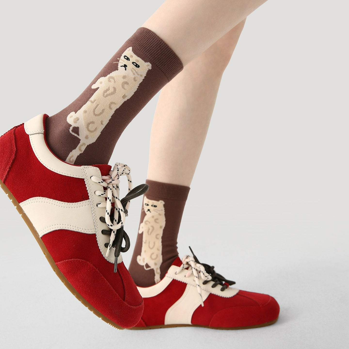 3 Pairs Cat Dog Cartoon Cute Socks