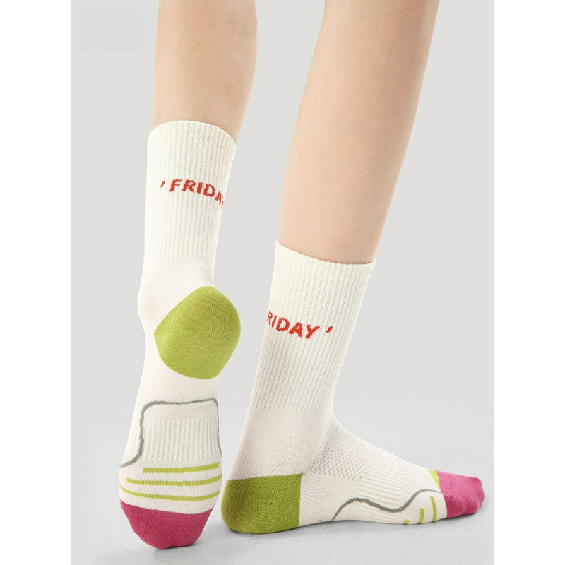 3 Pairs Sports Spring Breathable Cotton Socks