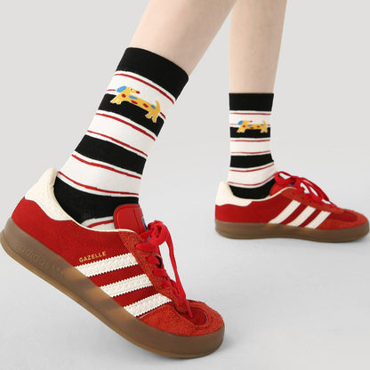 3 Pairs Funny Puppy Rabbit Cartoon Socks