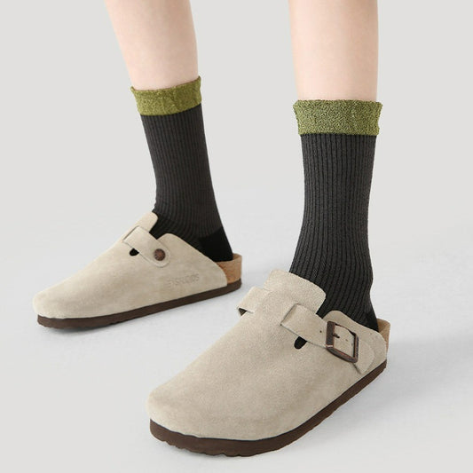 3 Pairs Vintage Mid Length Socks