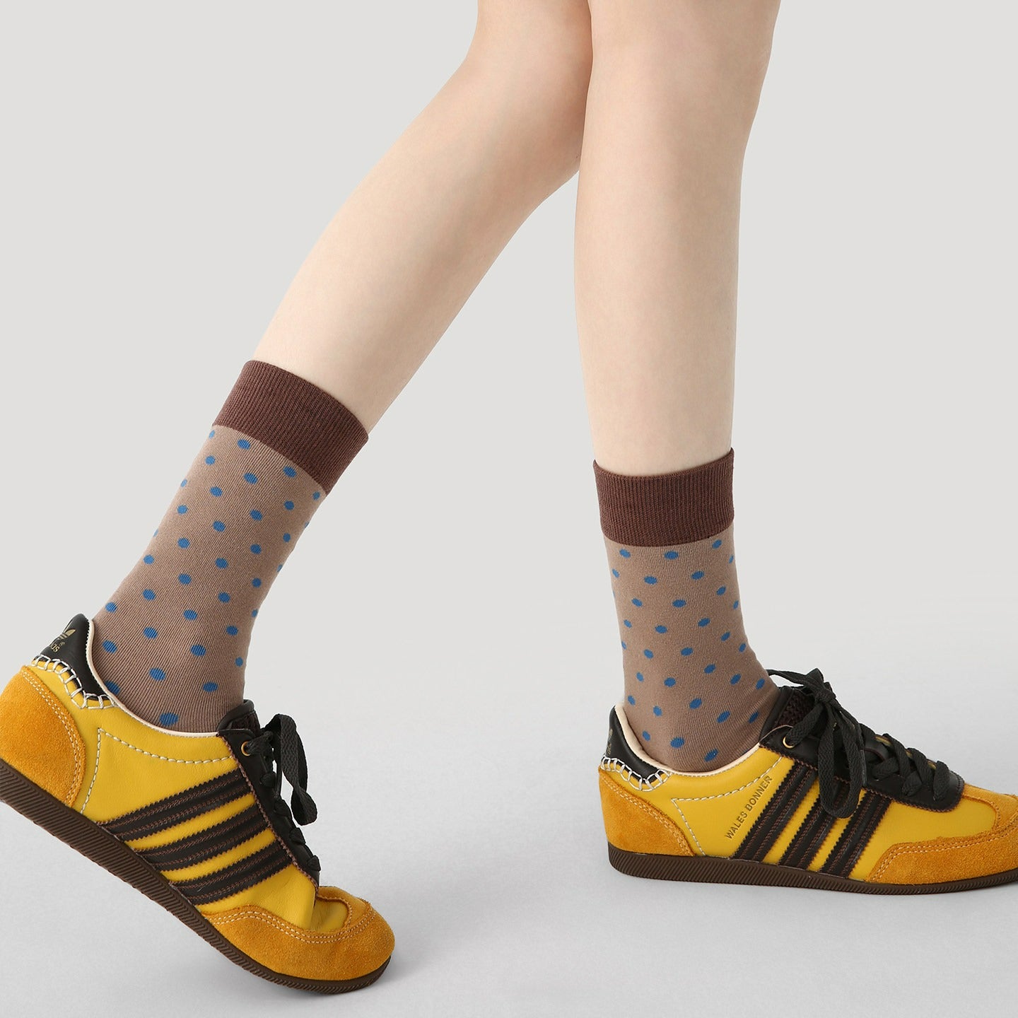 3 Pairs Vintage Polka Point Stripes Socks