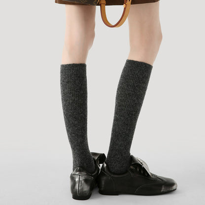 1 Pair Knee High Warm Wool Socks
