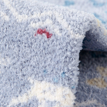 3 Pairs Coral Fleece Colorful Socks