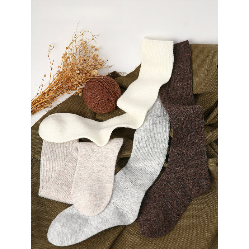 1 Pair Knee High Warm Wool Socks