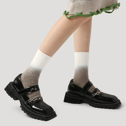 4 Pairs Autumn Winter Mid High Socks