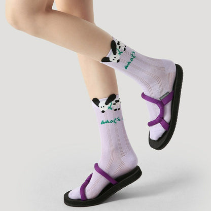 3 Pairs Cartoon Cat Dog Cute Socks