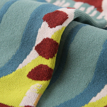 3 Pairs Vintage Brown Cotton Socks