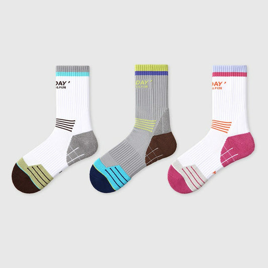 3 Pairs Sports Running Yoga Socks