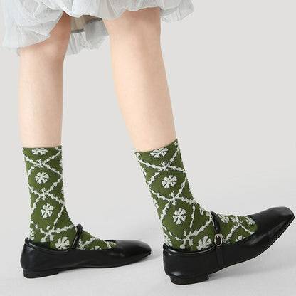 3 Pairs Vintage Spring Socks