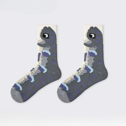 1  Pair Cute Cartoon Food Socks