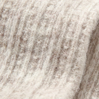 5 Pairs Winter Cotton Solid Color Wool Socks
