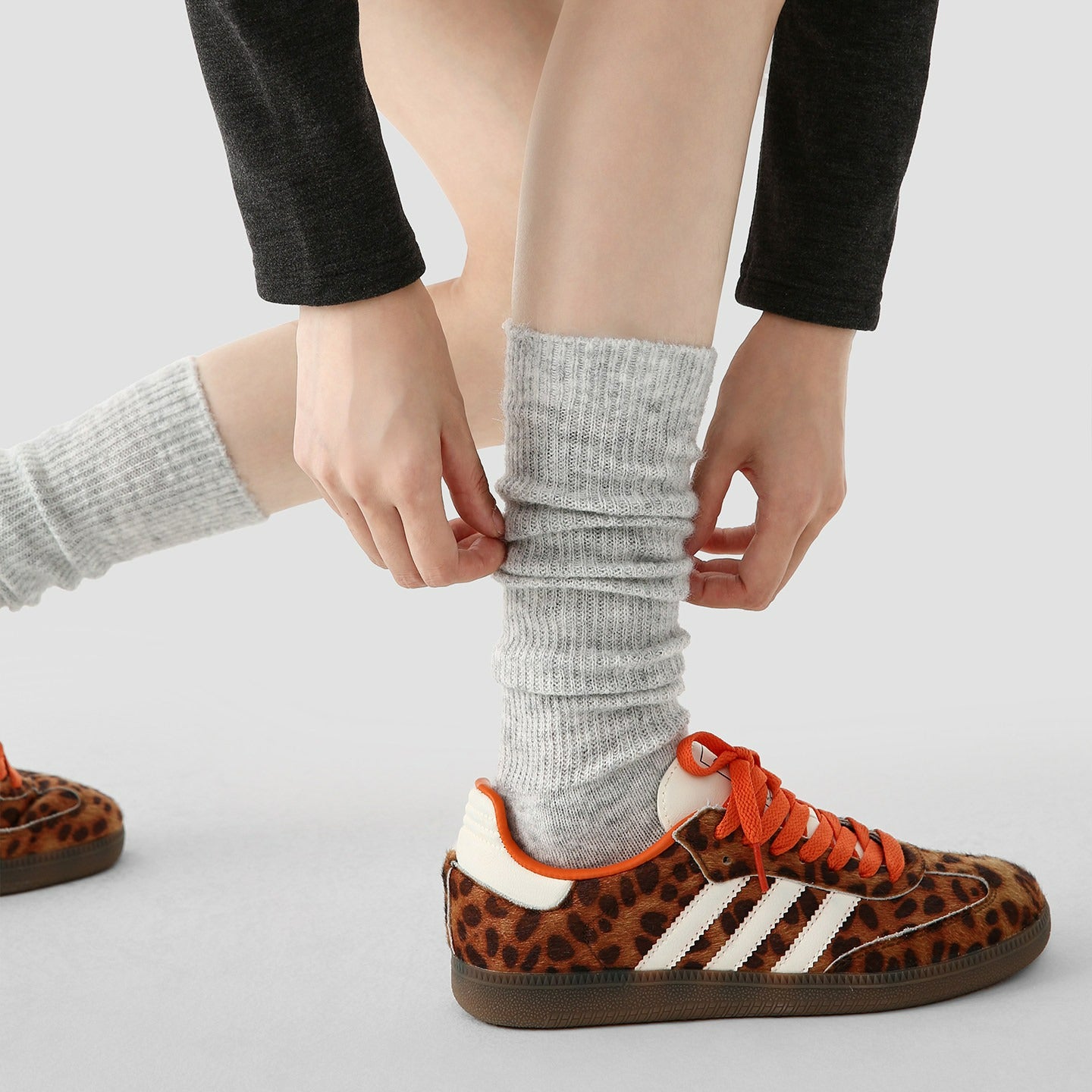 1 Pair Knee High Warm Wool Socks