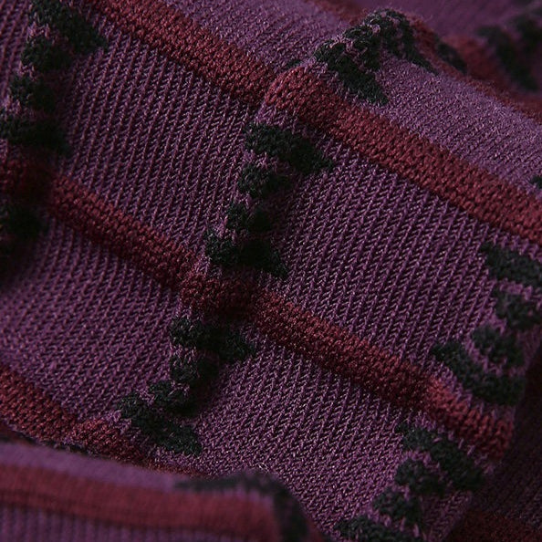 3 Pairs Stripe Retro Cotton Socks